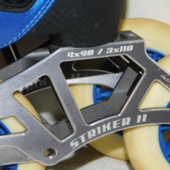 Luigino AtomSkates Striker II 3 Wheels Size 2-5 Mini Challenge - Picture 3 of 13